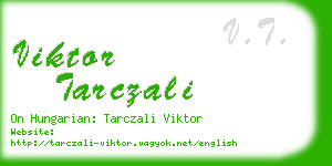 viktor tarczali business card